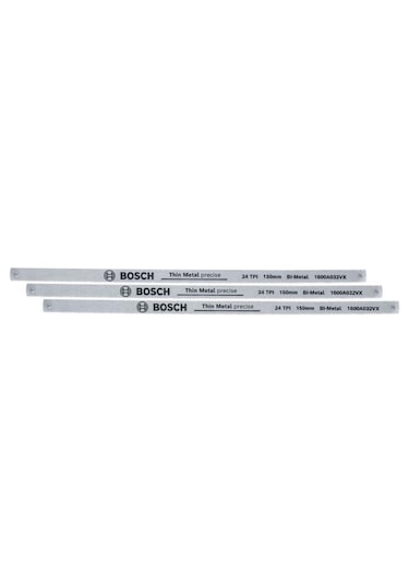Bosch Demir Testeresi Bıçağı 3parça - 150mm 24 Diş 1600a032ul