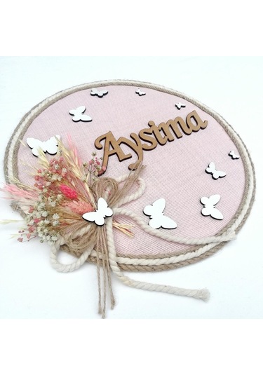 Loradavet Lora Davet Kız Bebek Kapı Süsü, Hastane Kapı Süsü, Duvar Süsü (1 (529472221) Çok Renkli