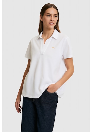 U.S. Polo Assn. U.s. Polo Assn. Kadın Beyaz Tişört Basic 50323447-vr013