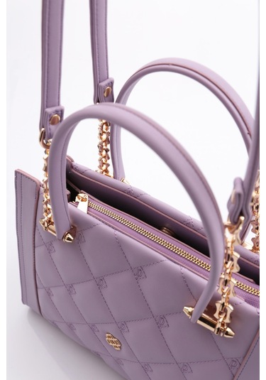 Dgn 657 Kadin Zincirli Çanta 657-2326-R0460 Eflatun