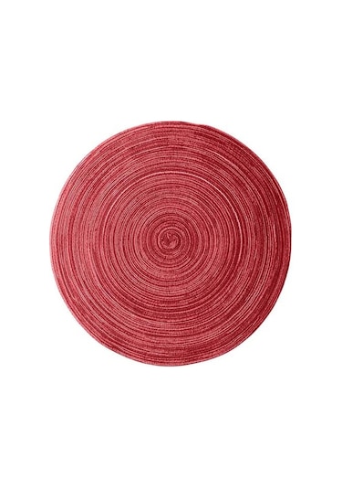 Kahve Talos Yuvarlak Isı Yalıtım Masası Kupa Mat Pad Placemat Kaymaz Bardak Ev Dekor 30cm