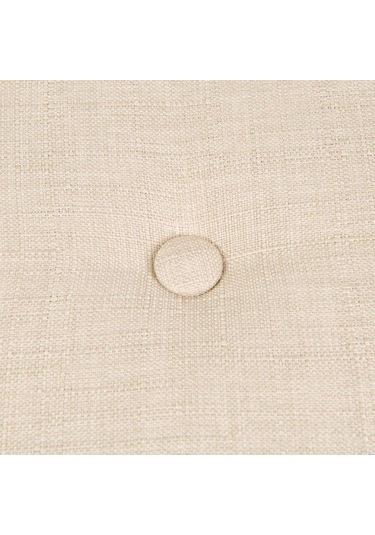 Just Home Kapitoneli Berjer - Krem - 78x59x52 Cm KREM