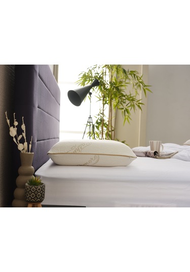 Özel Kaşmir Yastık - Büyük Boy Cashmere Uyku Yastığı - Cashmere Kumaş Ortopedik Visco Yastık 1 Adet Çok Renkli