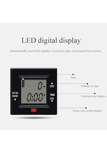 Dynamic W003 Katlanabilir Dijital Göstergeli Direnç Ayarlı