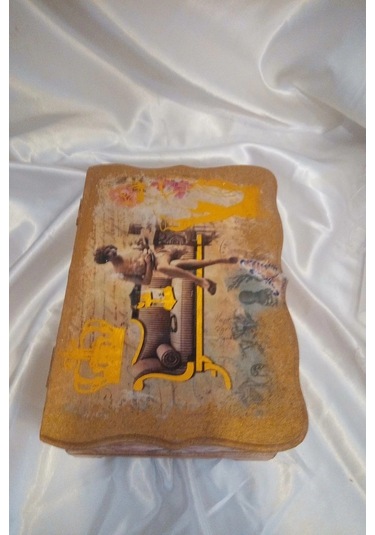 Sevgili Hediye Kutusu Sevgililer Günü Ahşap El İşi Hand Made Mücevher Kutusu Orta Boy