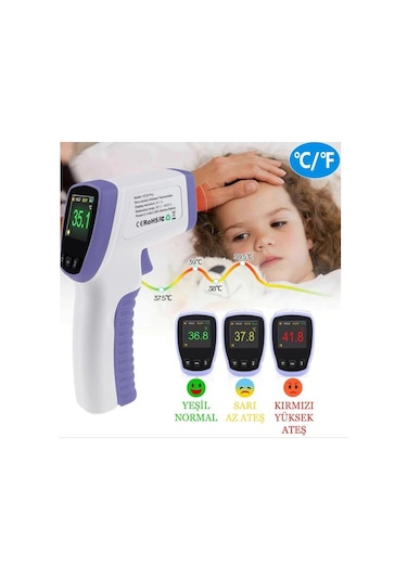 Prexiso Pit 20 İnfrared Temassız Ateş Ölçer Dijital Termometre
