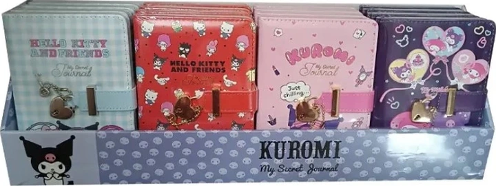 Vj Kuromi Kilitli Günlük A6 192 Sayfa 80 Gr. Çok Renkli