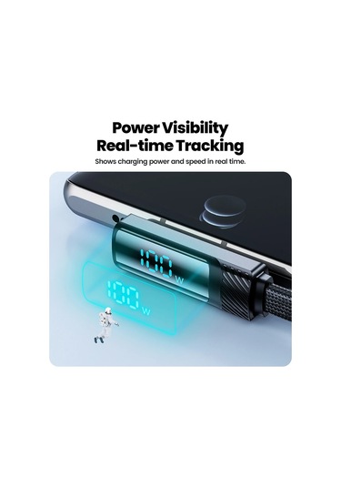 Toocki Pd100w Usb C Tipi Kablo Samsung Uyumlu Xiaomi 6a İçin Led Hızlı Şarj Tipi C A-c Purple 2m Diğer