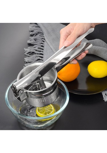 Aurora Çamur Presi, Mutfakaletleri, Çok Fonksiyonlu Meyve Sıkacağı Gümüş