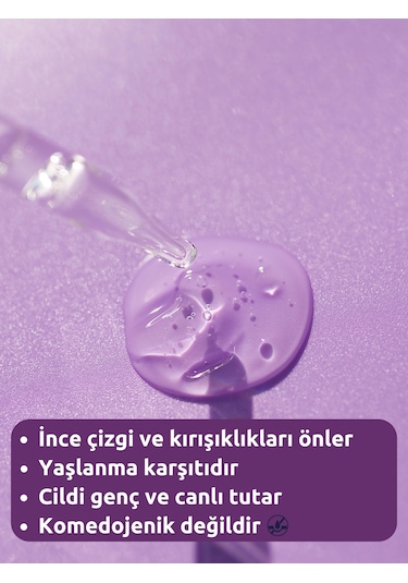 The Vivia  İnce Çizgi ve Retinol Serum 30 ML