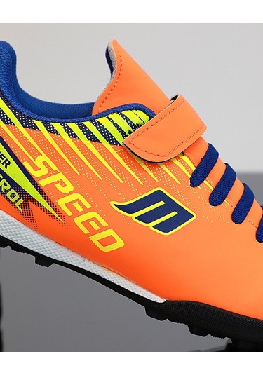Kidessa 1753-1368 Bantlı Çocuk Halı Saha Futbol Ayakkabısı Turuncu