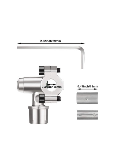2 Adet Mermi Delme Musluk Vana Kiti 1/4, 5/16, 3/8 İnç Dış Çaplı Borularla Uyumludur