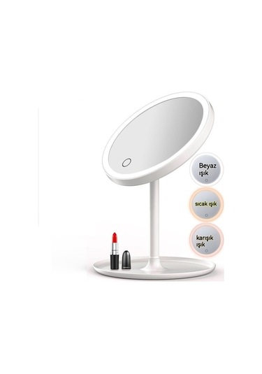Yystore Led Kozmetik Ayna Taşınabilir Küçük Makyaj Aynası Sase-93600