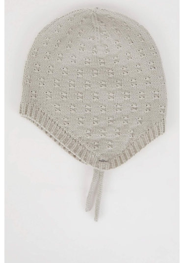 DeFacto Kız Bebek İpli Bere C8167A524WNGR150 Gri DeFacto Kız Bebek İpli Bere C8167A524WNGR150 Gri