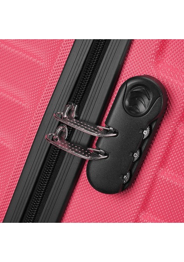 Wexta Wx-1001 Fuşya Büyük Boy Valiz Fuşya