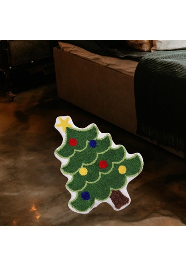 Suntek Yılbaşı Ağacı Halısı Nordic Sağlam Yumuşak Stil-d Stil D