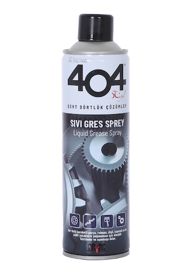 404 Zincir Yağlama Sprey Sıvı Gres 400 ML