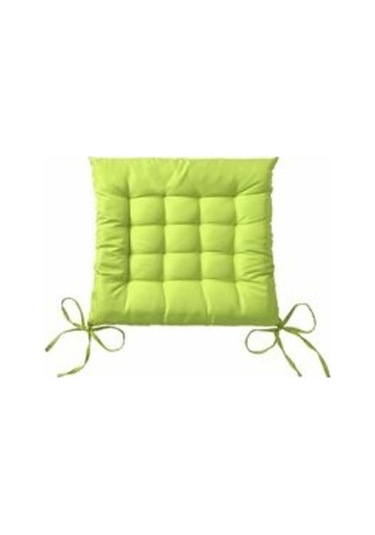 Flybuy Bahçe Sandalyesi Minderi Seti - 4'lu - Elma Yeşili - Dış Mekan Kullanımı İçin Uygun - 40x40x5 Cm - Rahat Ve Kalın -