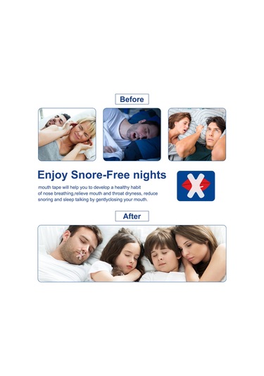 Hangfox South Moon Uyku Ruhu Sağlamak İçin Burun Açıcı Horlama Durdurucu Bandı 60 Adet