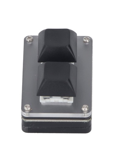 Mufunye 2 Tuşlu Usb Programlanabilir Mini Klavye, Rgb Işıklı, Kopyala-yapıştır-kes Ve Kısayol Tuşları, Akrilik Malzeme İle Taşınabilir