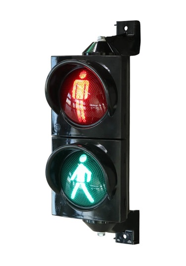 100 mm Ledli Yaya Figürlü Sinyal Verici, Trafik Lambası-2982 - 24 VDC