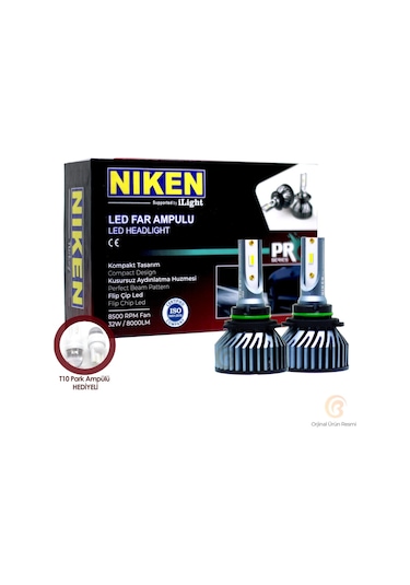 Niken Pro Serisi Flip Led Xenon Zenon H7 6500K - Slim Fan 127130227075