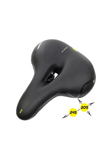 Noname Bisiklet Selesi Oturağı , 245x205 Mm, Geniş, N32 218713339 Siyah