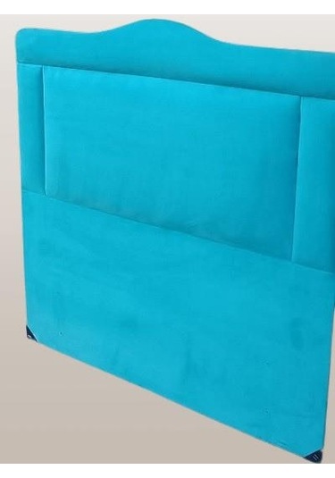 Dk 100'lık Tay Tüyü Kumaş Kabartma Model El Yapımı Tek Kişilik Başlık Turkuaz