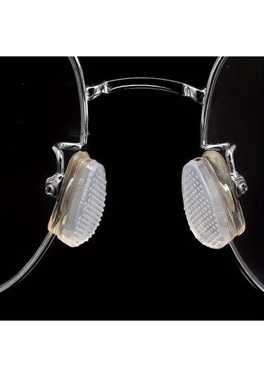 Willowhaven Dropet Siyah Yumuşak Görünmez Kaymaz Burun Pedleri 10 Çift