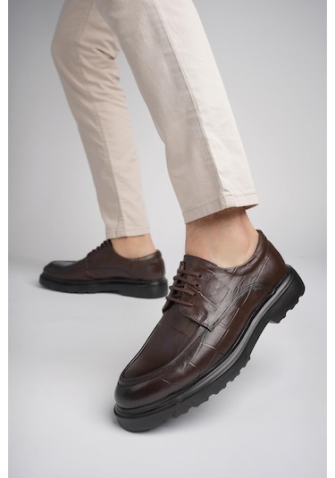 Muggo Norman Garantili Günlük Klasik Hakiki Deri Casual Rahat Ortopedik Kalın Taban Erkek Ayakkabı Kahverengı Kahverengi Muggo Norman Garantili Günlük Klasik Hakiki Deri Casual Rahat Ortopedik Kalın Taban Erkek Ayakkabı Kahverengı Kahverengi