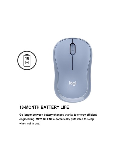 Logitech M221 Sessiz Kablosuz Optik Mouse
