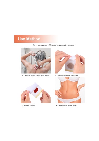 Mufunye Doğal Bitki Özlü İnce Yama - 30/50 Adet, 65g/95g, Cassia Tohumu Ve Poria Cocos İçerir, 13x10.1x5.8cm