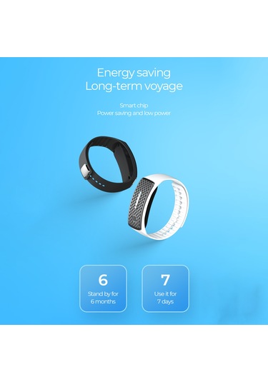 Moveevo M30 Ultrasonik Sinek Kovucu Bileklik - 7 Gün Şarj, 6 Ay Bekleme, Usb Şarj, Çocuk Ve Yetişkinler İçin Mavi