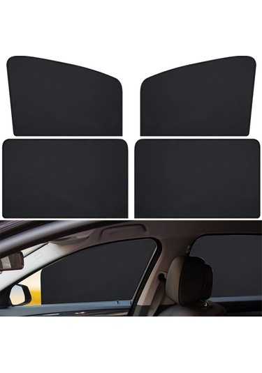 Novahub 4 Parça Araç Gölgelik Seti: Uv Ve Gizlilik Koruyan Pratik Manyetik Perdeler