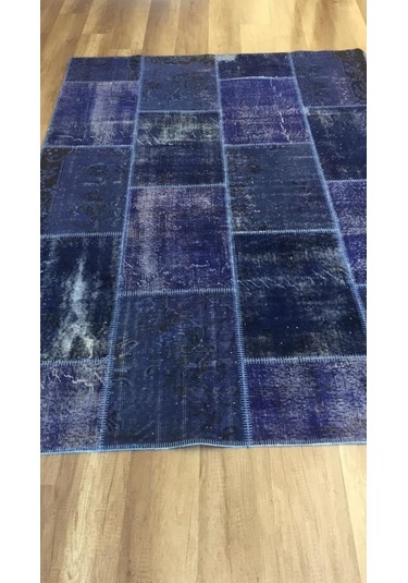 Hoom Rugs Patchwork 112 Mazzeline Blue El Dokuma Kilim