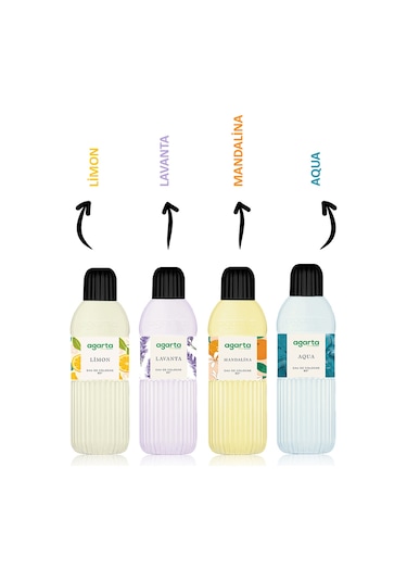 Agarta 80 Derece Limon Kolonyası Pet Şişe 200 ML