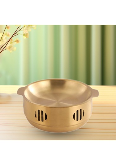 Homyl Isınma Stockpot Isıtıcı Japon Shabu Pot Mutfak Altın