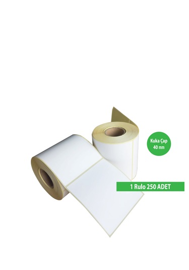 Termal Barkod Etiketi 100x100mm 250 Sarım