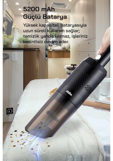 Sinbo SVC-8631 Şarjlı El Süpürgesi