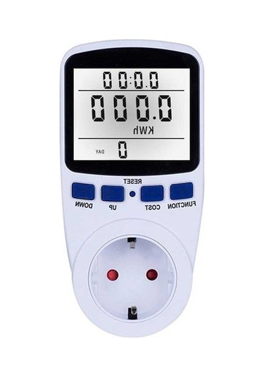 Besthome1 Elektrik Tüketim Ölçer - Watt, Volt, Amper Ve Kwh Takip - Eu Fişli