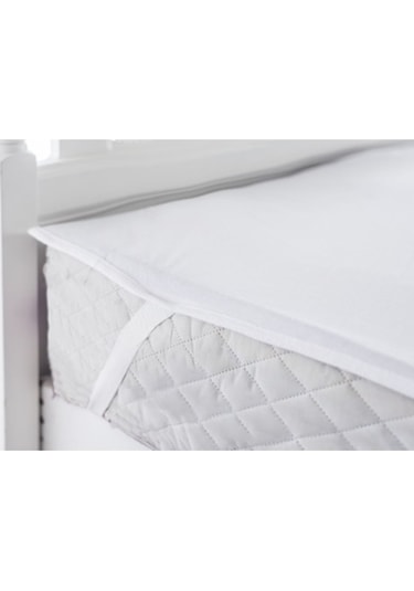 Durul Çift Kişilik Sıvı Geçirmez Alez - Yatak Örtüsü Beyaz