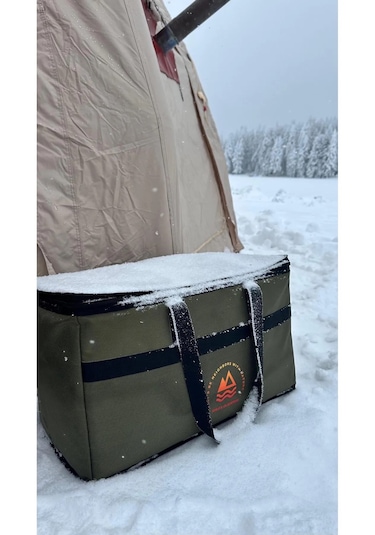 40 Lt Soğutucu Çanta Termos Piknik & Kamp Çantası Isı Yalıtımlı Yeşil