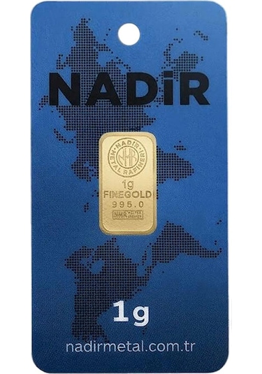 Nadir Gold Dikdörtgen 24 Ayar Gram Altın 1 G