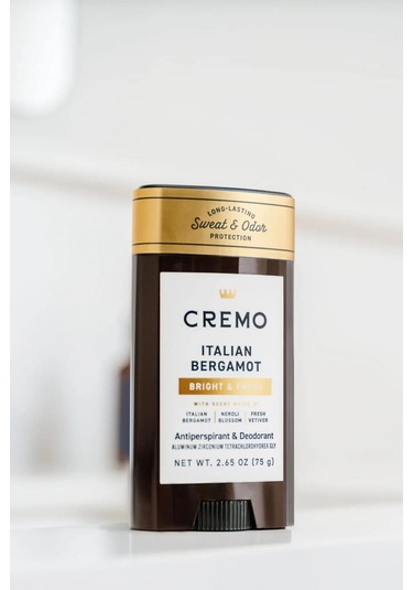 Cremo Italian Bergamot Antiperspirant Stick Deodorant 75gr