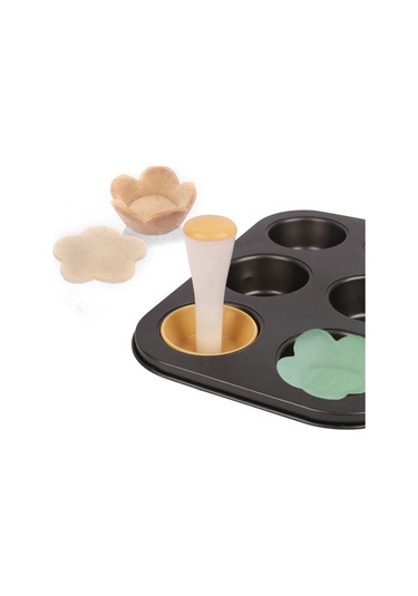 Gatherco Tart Kabuğu Kalıbı Hamur Sıkıştırıcı Mini Tart Sıkıştırıcı Yuvarlak Tartlet/tart Kabuğu Yapıcı Pişirme Aracı