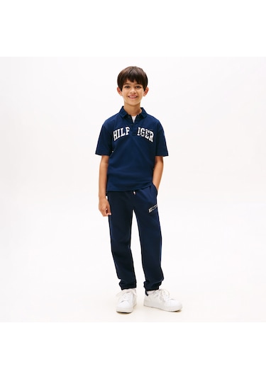 Tommy Hilfiger Mixed Graphic Çocuk Lacivert Eşofman Altı Kb0kb09695 Lacivert