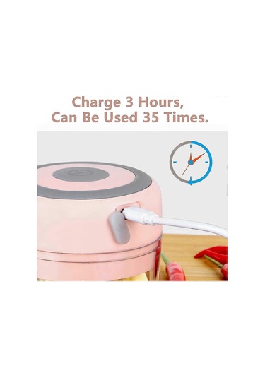 Elektrikli Mini Sarımsak Kıyma Makinesi, 100ml Usb Sebze Soğan Do Çok Renkli