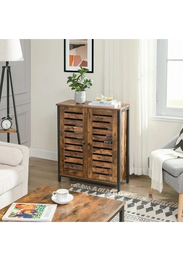 Ağaç Atölyesi Denzel Ahşap Dresuar Dolap Ceviz