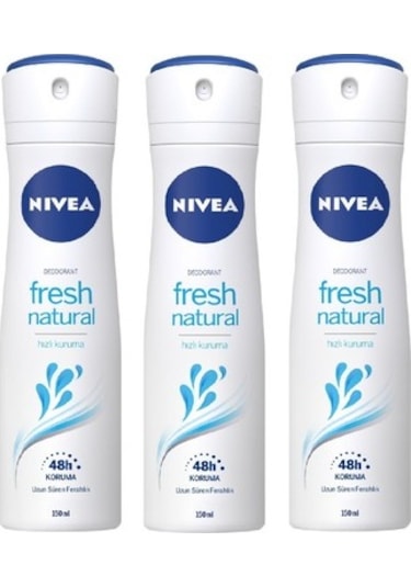 Nivea Fresh Natural Kadın Deodorant 150 ML x 3