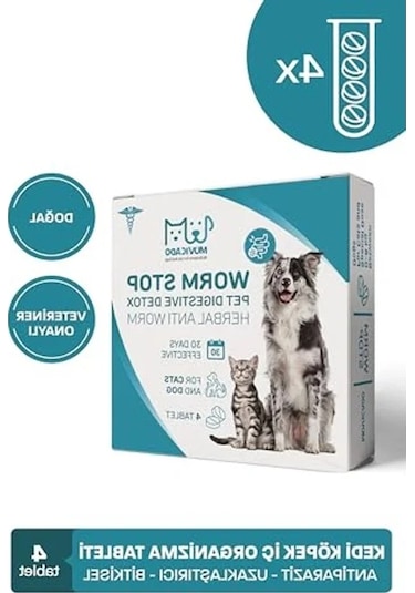 Bit Ve Pire Giderici, Kedi Ve Köpek İçin Bitkisel Anti Parazit Seti